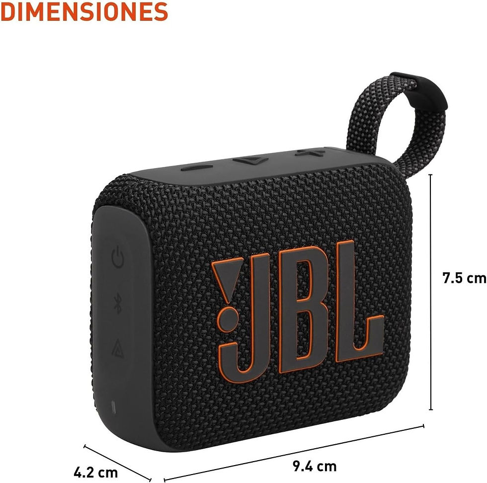 Miniatura: Altavoz Bluetooth JBL Go 4 4.2W RMS BT v5.3 Bat 7h IP67 BK 