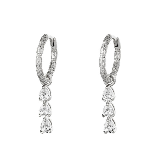 Thumbnail: Earrings Diamonds In A Row