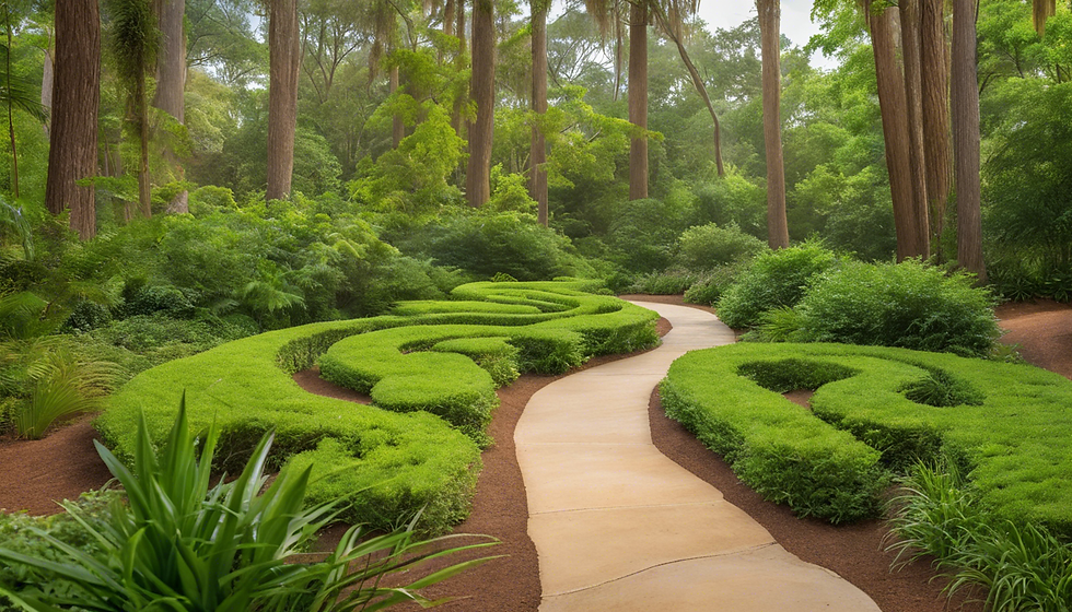 Networking in the Montgomery Botanical Gardens