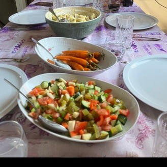 Een simpele salade smaakvol en gezond