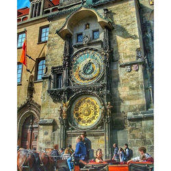 Reloj astronómico de Praga! 💕 #Praga #RepúblicaCheca #Prague #CzechRepublic