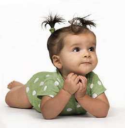 Toddler girl posing