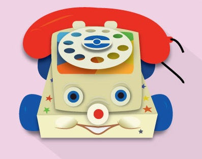 1980's toy Illustration