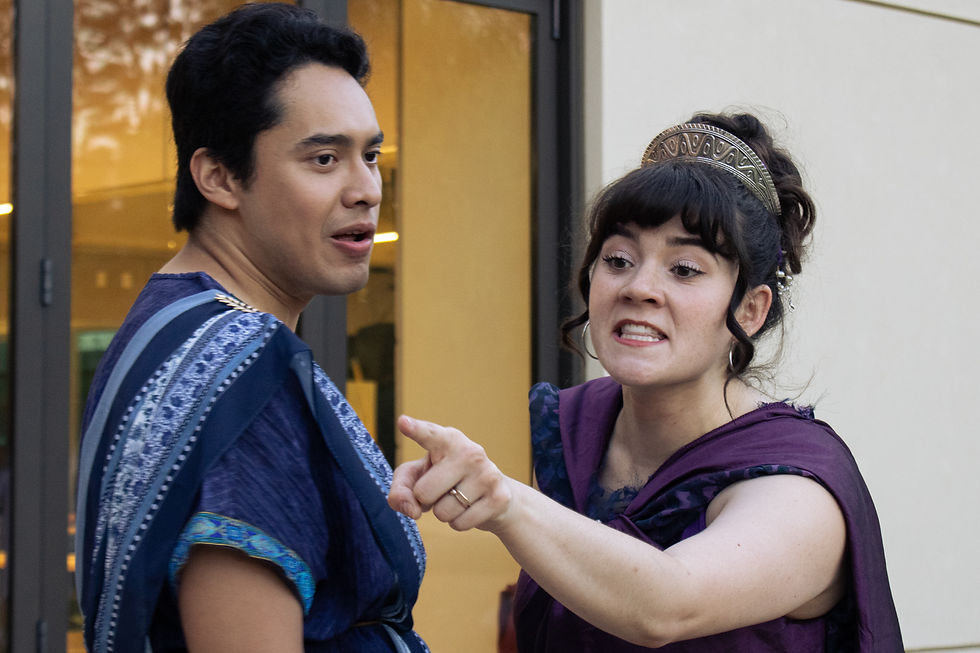 From left: Jonathan Herrera and Natalie Kathleen. Photo courtesy of Katelyn Abaya