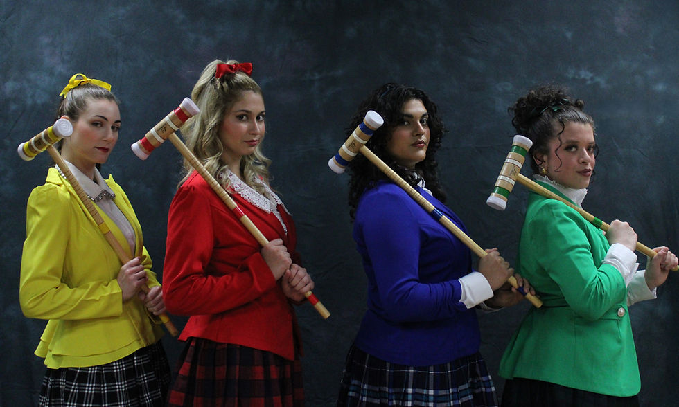 From Left: Olivia Oakley, Sammy Spiegler, Nadia Salina Salvia, and Emma Gottlieb (Photo by Gaily Garcia)