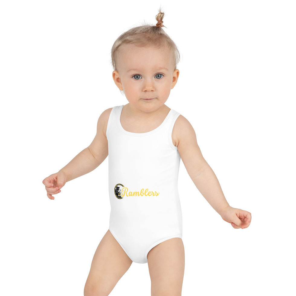 Thumbnail: Windy City Ramblers All-Over Print Kids Swimsuit