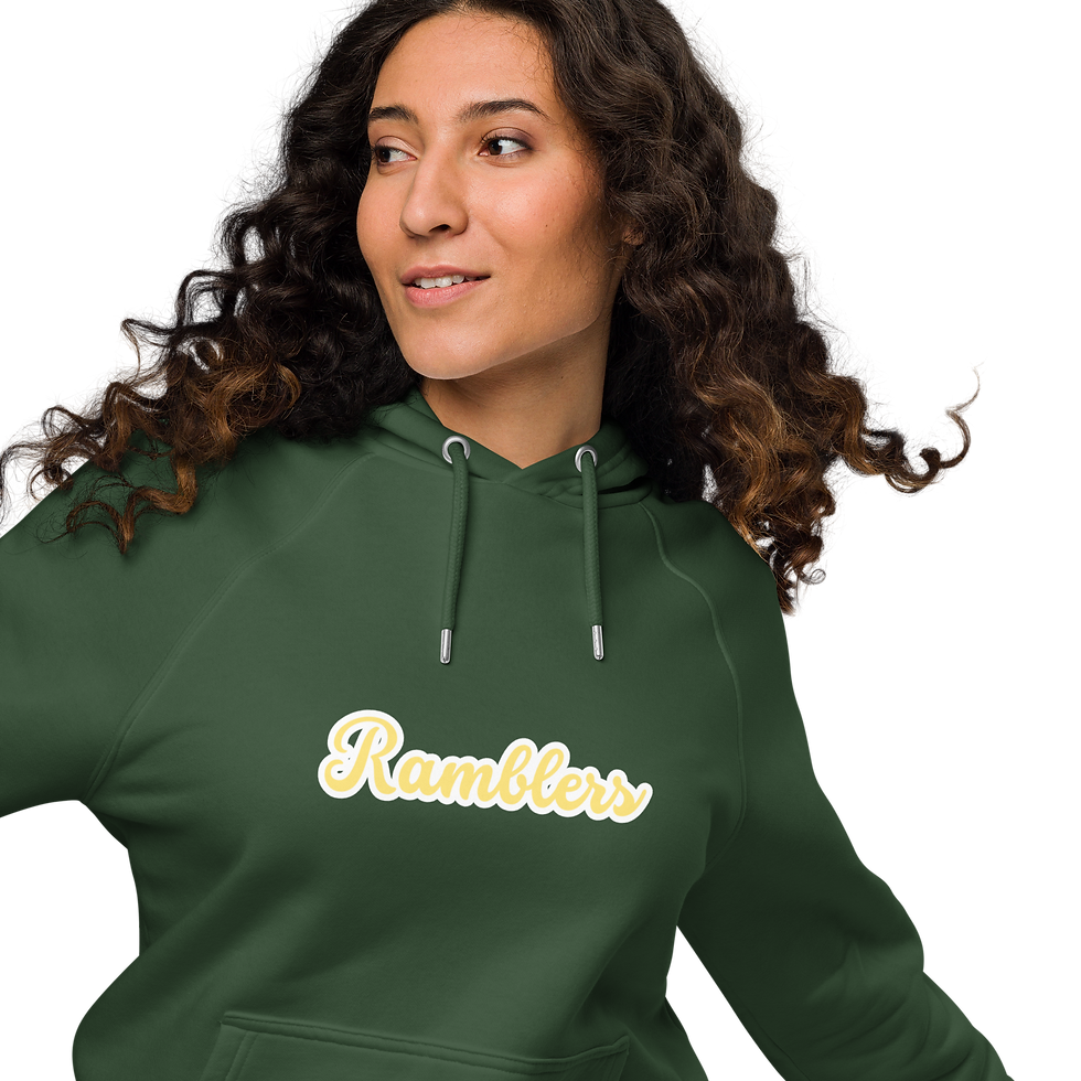 Thumbnail: Windy City Ramblers Unisex eco raglan hoodie