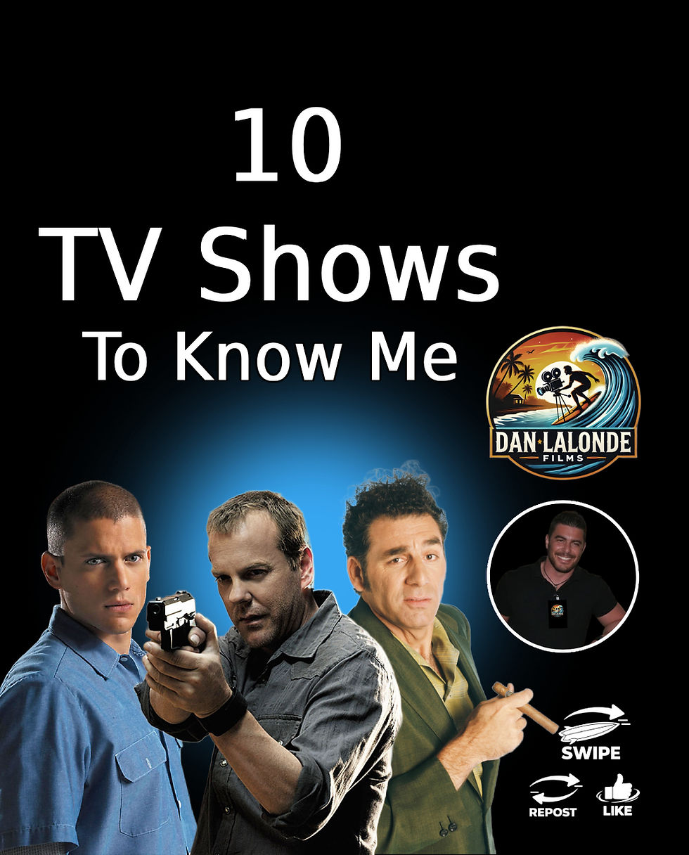 Feature graphic for carousel cover on 10 TV Shows to know me coverage by Dan Lalonde Films announcing carousel on 10 TV shows to know me. Entertainment journalism visual supporting movie reviews, television criticism, casting news, franchise analysis, Hollywood reporting, pop culture commentary, reboot coverage, and actor career features. Optimized for discovery by studios, production companies, streaming platforms, talent agencies, publishers, and media outlets seeking entertainment writers, movie reviewers, TV critics, film journalists, script analysts, story editors, development writers, and creative contributors focused on film, television, IP franchises, and modern screen storytelling.
Movie Reviewer | Entertainment Writer | Film & Television Journalist
Available full-time, fractional, or freelance