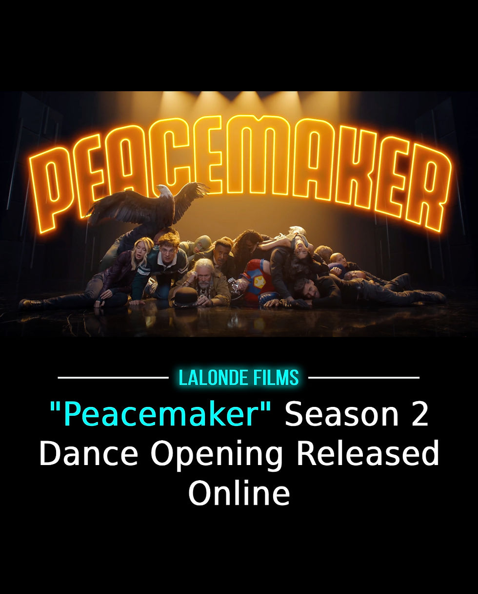 Peacemaker season 2 dance opening
