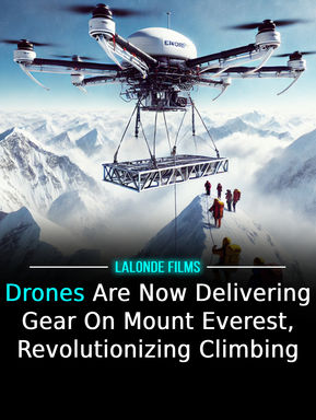 Drones Are Now Delivering Gear On Mount Everest, Revolutionizing Climbing Safety