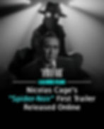 Image shows a dramatic, high-contrast film noir scene featuring Nicholas Cage in character for the first trailer of Spider Noir. Cage is dressed in classic noir attire 1940’s coat under moody, cinematic lighting with a darkened room of mystery. The scene evokes suspense, storytelling mastery, cinematic innovation, franchise development, digital media marketing, audience engagement, entertainment industry trends, film promotion strategies, content creation, creative direction, visual branding, influencer commentary, media coverage, cinematic storytelling, and online video distribution. Dan Lalonde Films review. This image conveys film production expertise, strategic marketing of entertainment properties, and compelling, high-impact visual narrative for fans, industry leaders, and media professionals alike.