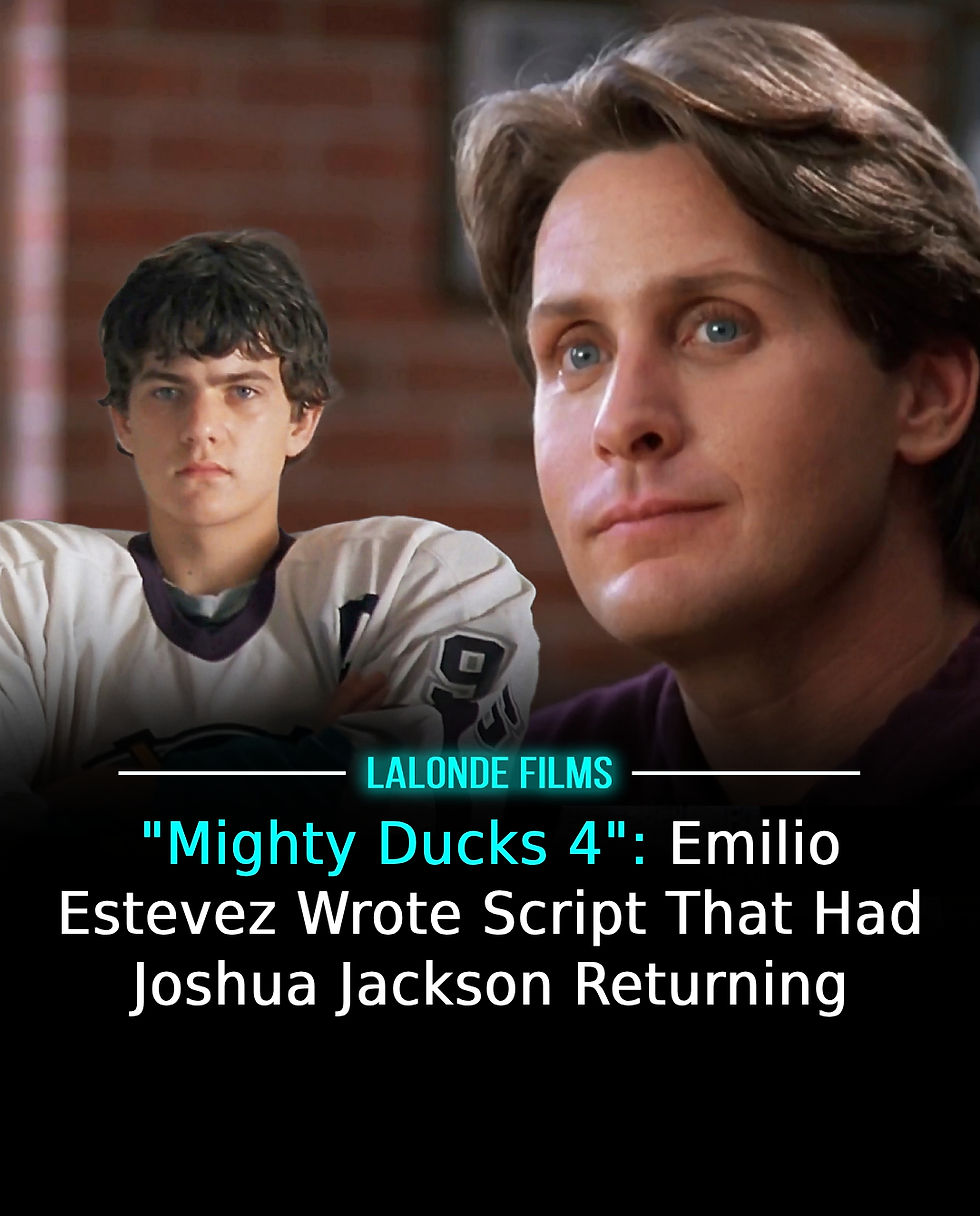 Emilio Estevez and Joshua Jackson