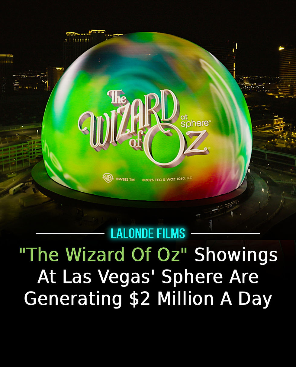 The Wizard Of Oz Las Vegas Sphere