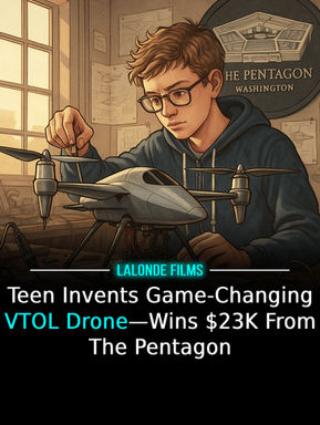 Teen Invents Game-Changing VTOL Drone—Wins $23K From The Pentagon