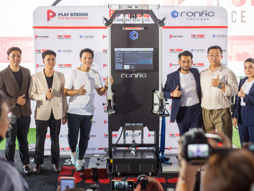 Play Strong จับมือ Ronfic เปิดตัว ‘Robot Exercise’ ครั้งแรกในประเทศไทยและเอเชียตะวันออกเฉียงใต้ ที่ใช้ AI ดูแลสุขภาพ เครื่องออกกำลังกายอัจฉริยะเครื่องแรกจากประเทศเกาหลีใต้