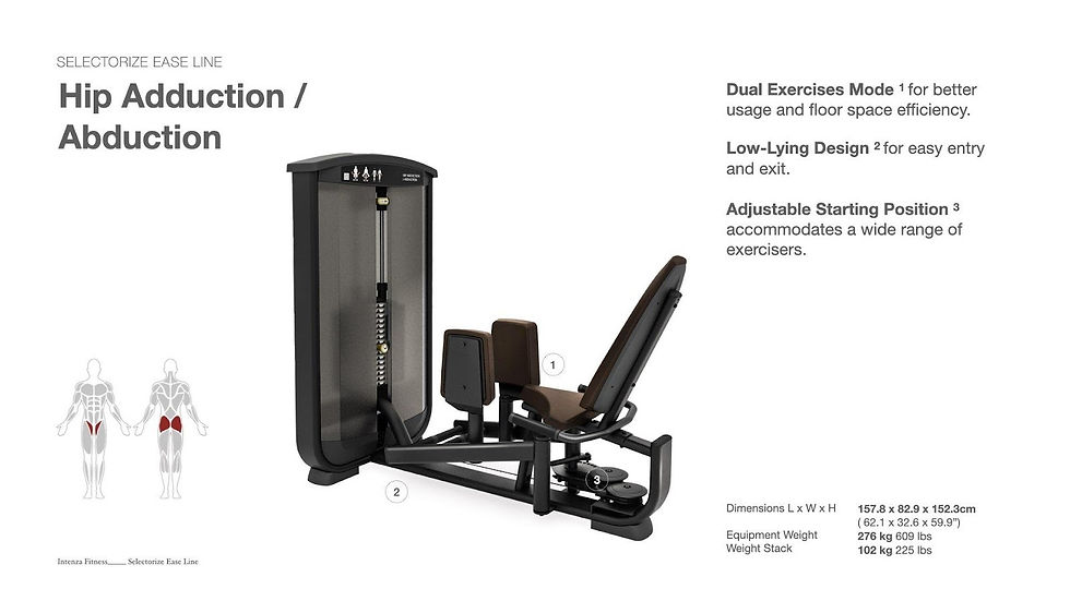 INTENZA HIP ADDUCTION / ABDUCTION