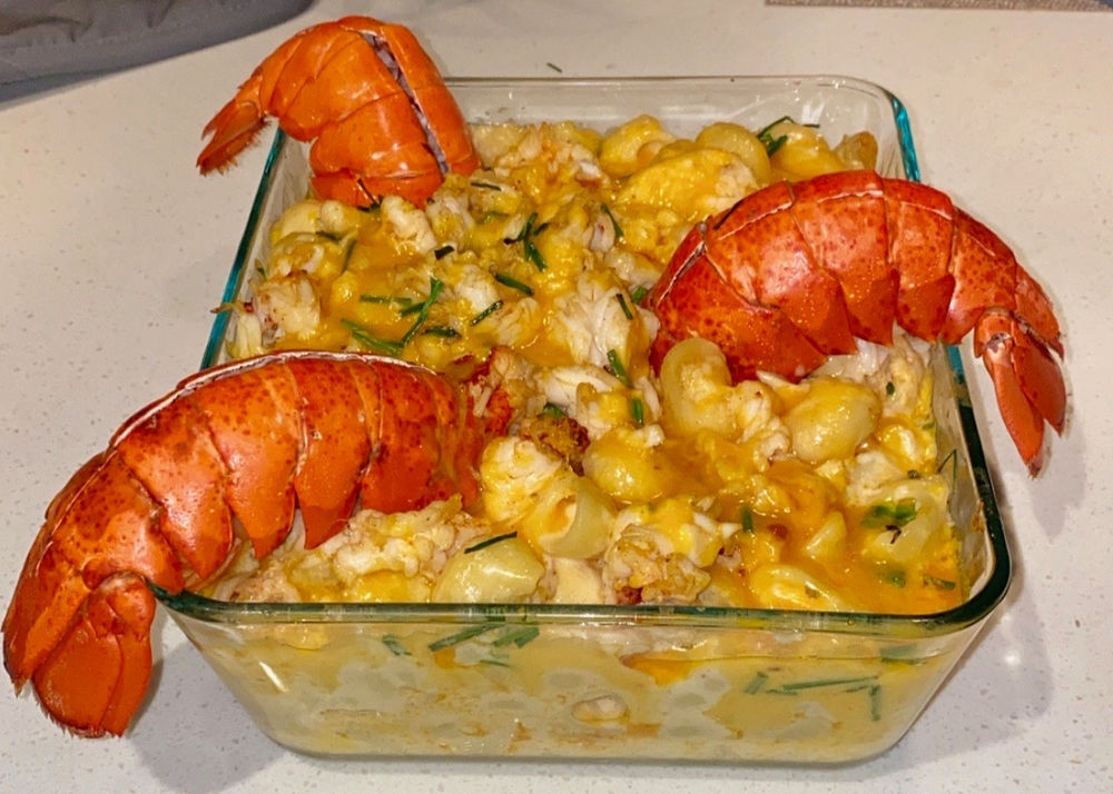 Lobster Tail Mac and Cheese