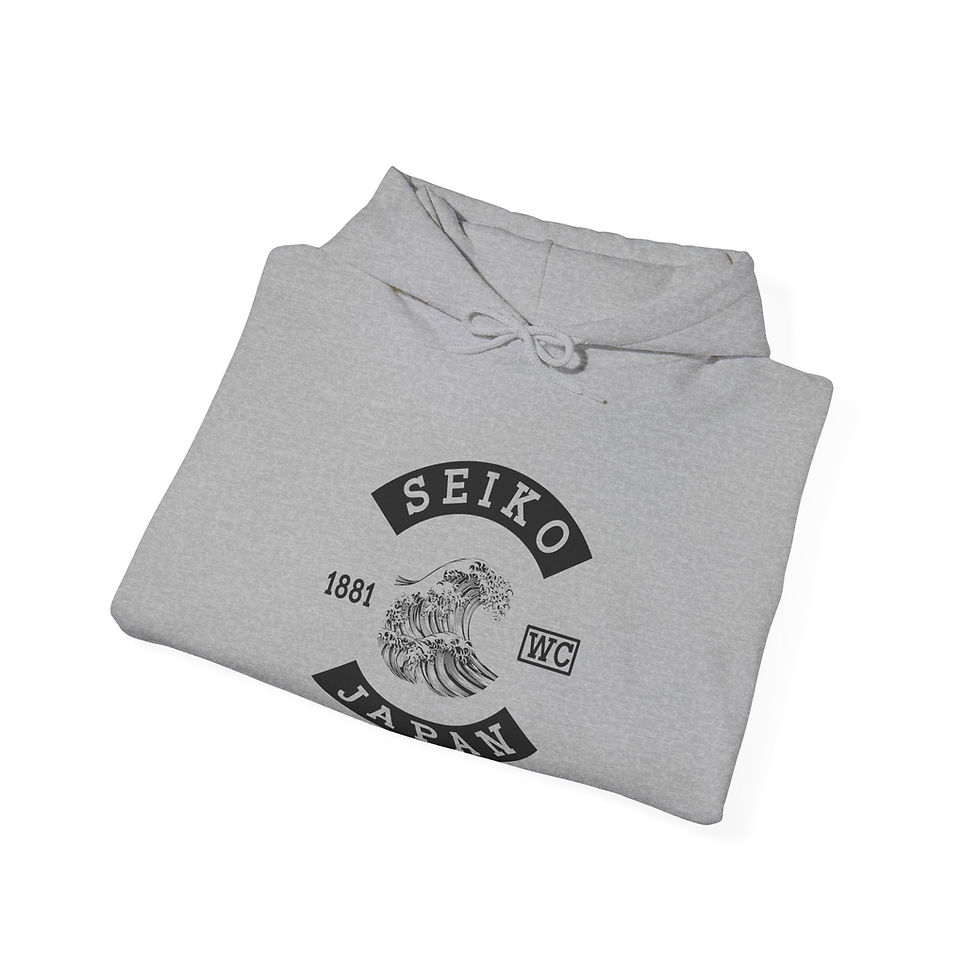 Thumbnail: Seiko Japan black patch hoodie (printed in USA)