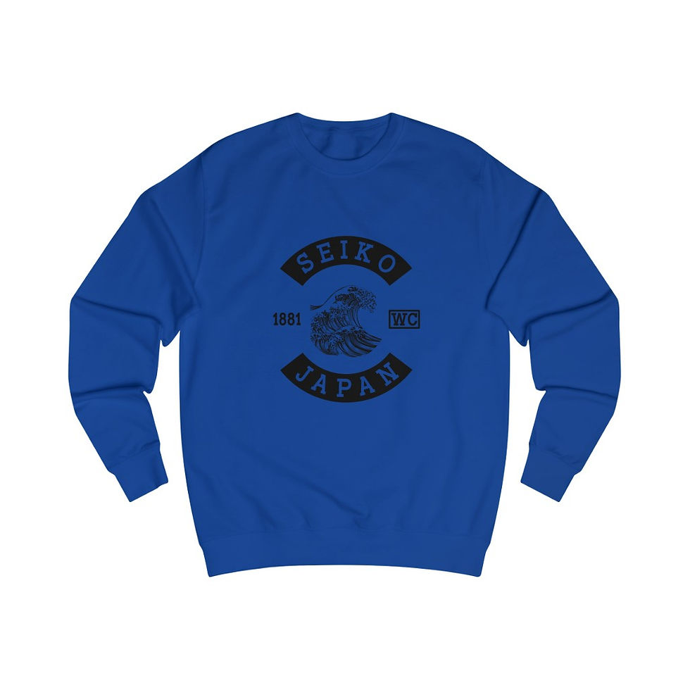 Thumbnail: Seiko Japan black patch sweatshirt (printed in UK)