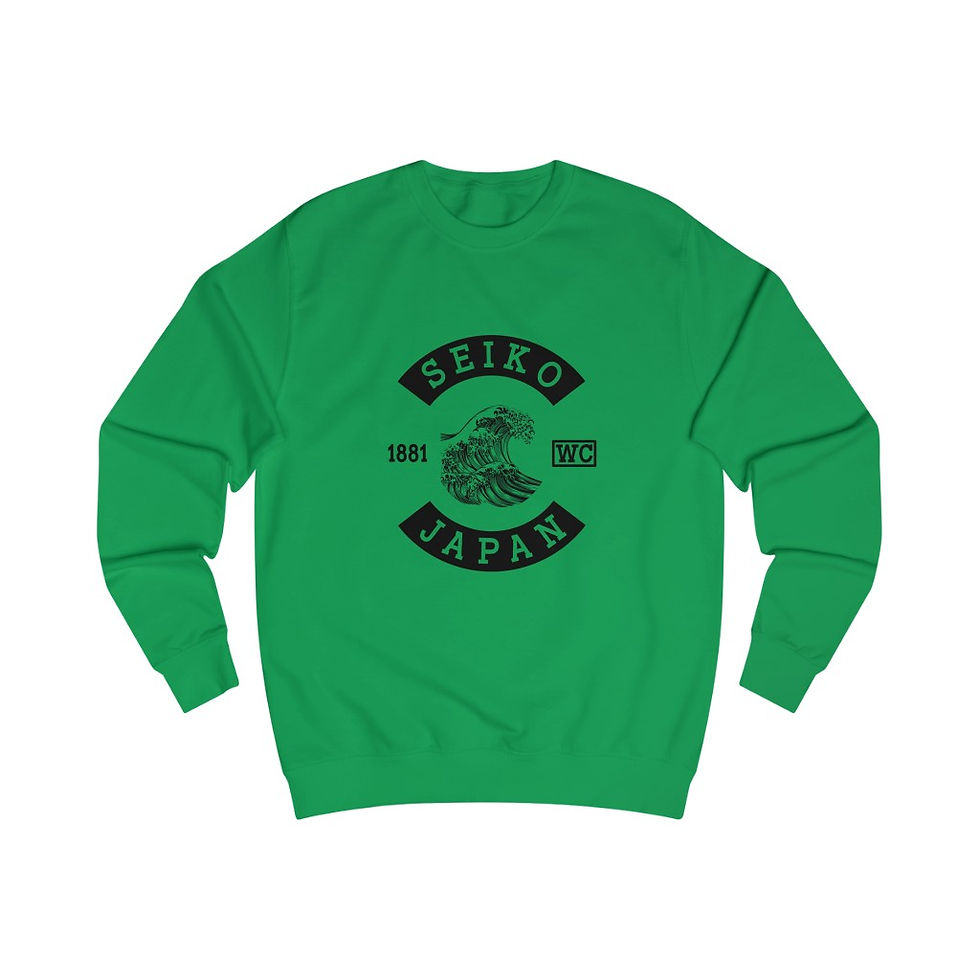 Thumbnail: Seiko Japan black patch sweatshirt (printed in UK)