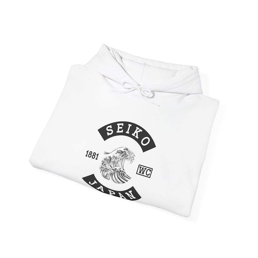 Thumbnail: Seiko Japan black patch hoodie (printed in USA)