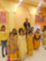 Manoj sir with Devotee children