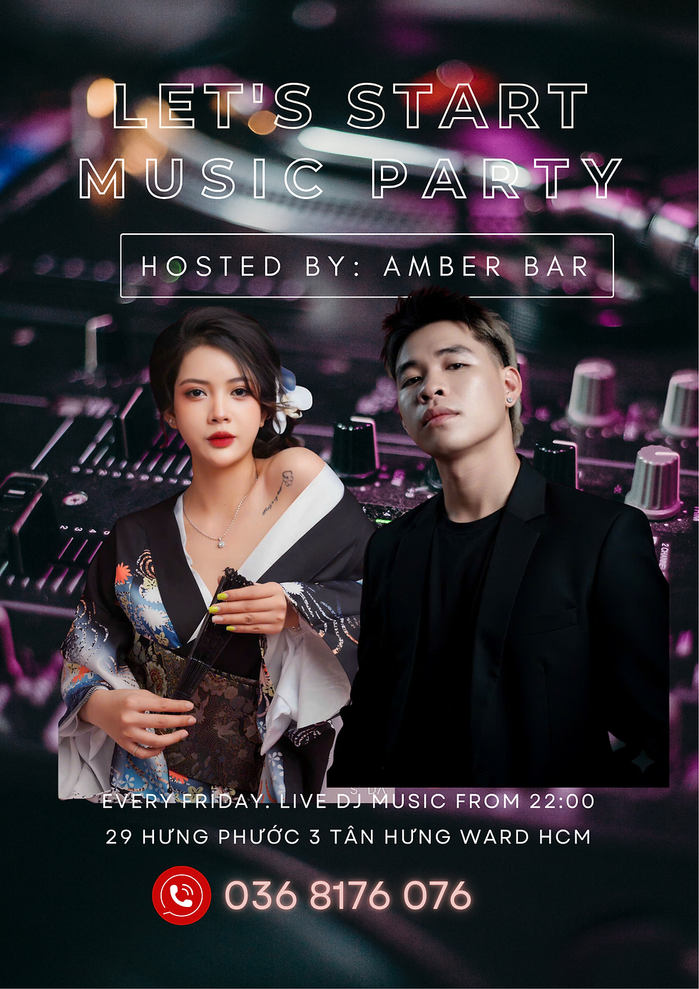 DJ Music night at Amber Lounge - District 7