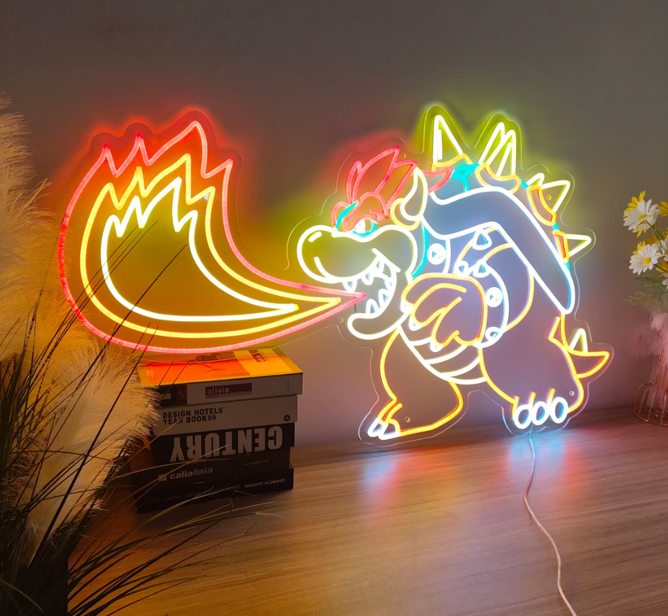 Miniatura: Bowser neon