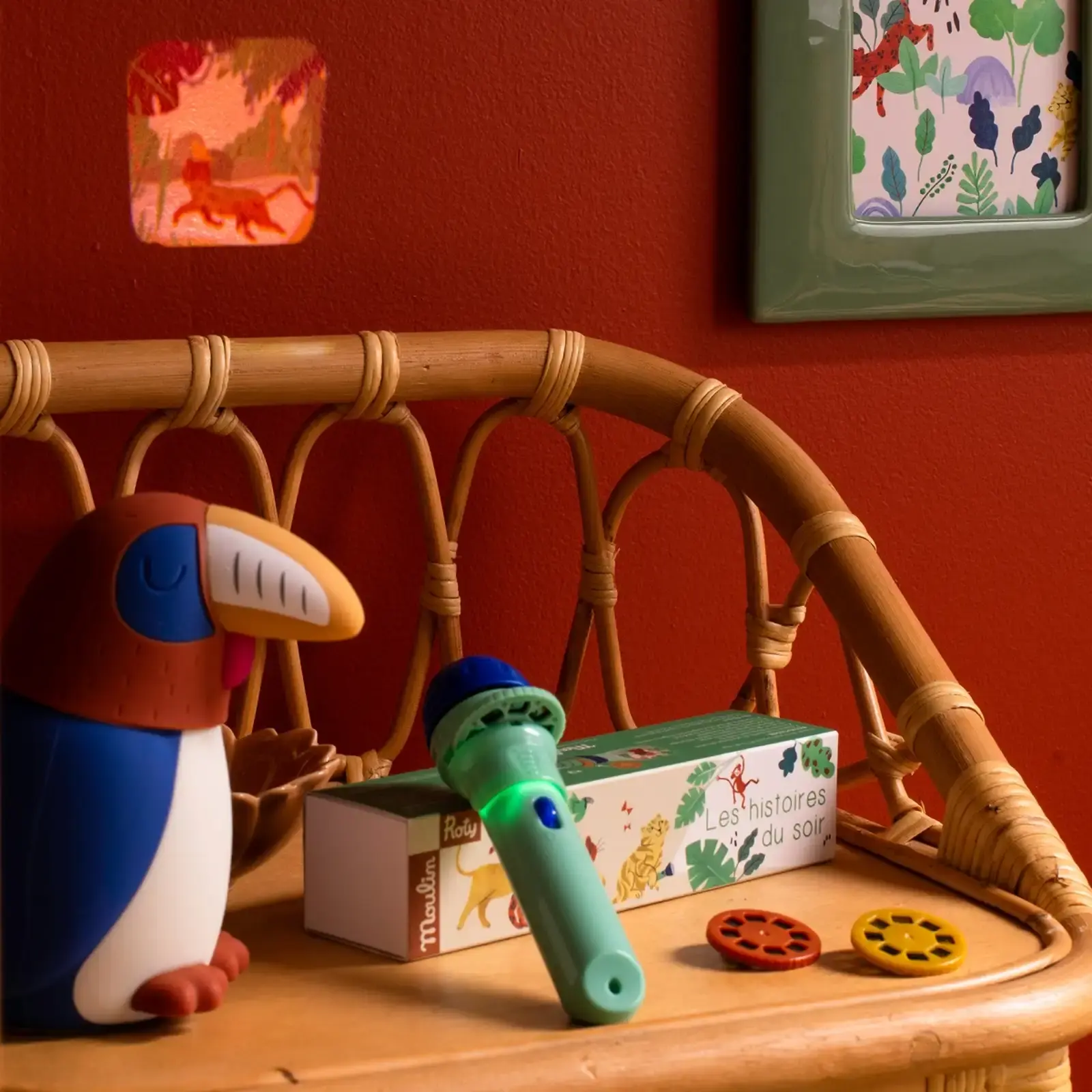 Lampe à histoires La forêt Mawa