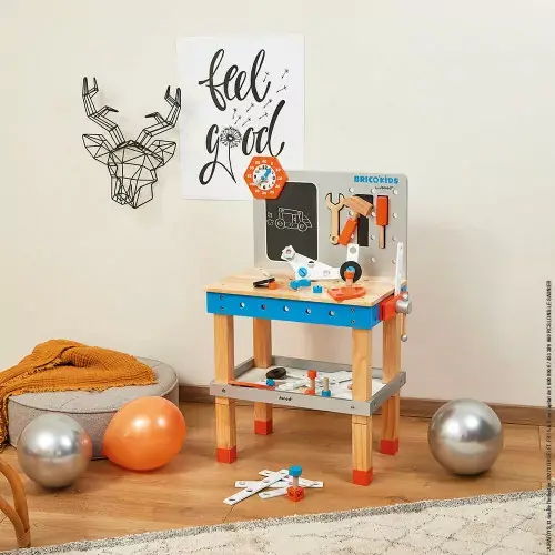 Etabli magnétique géant Brico'Kids (bois)