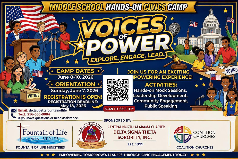Voices of Power Middle School Middle School Camp
