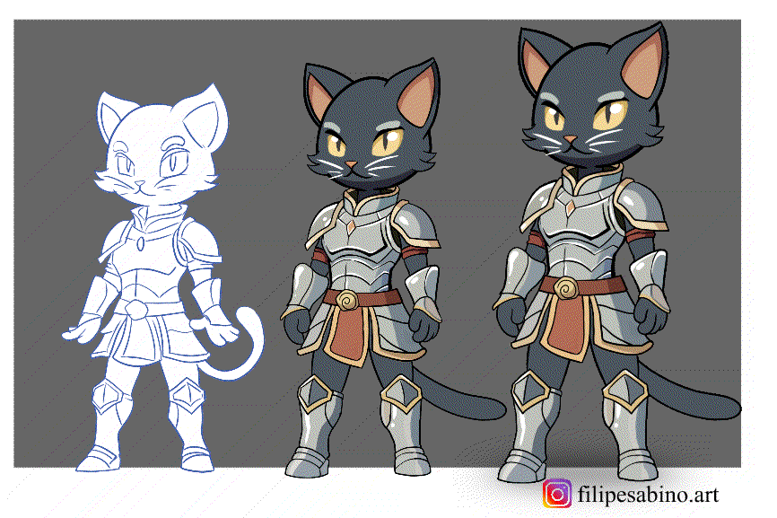 cat character study
