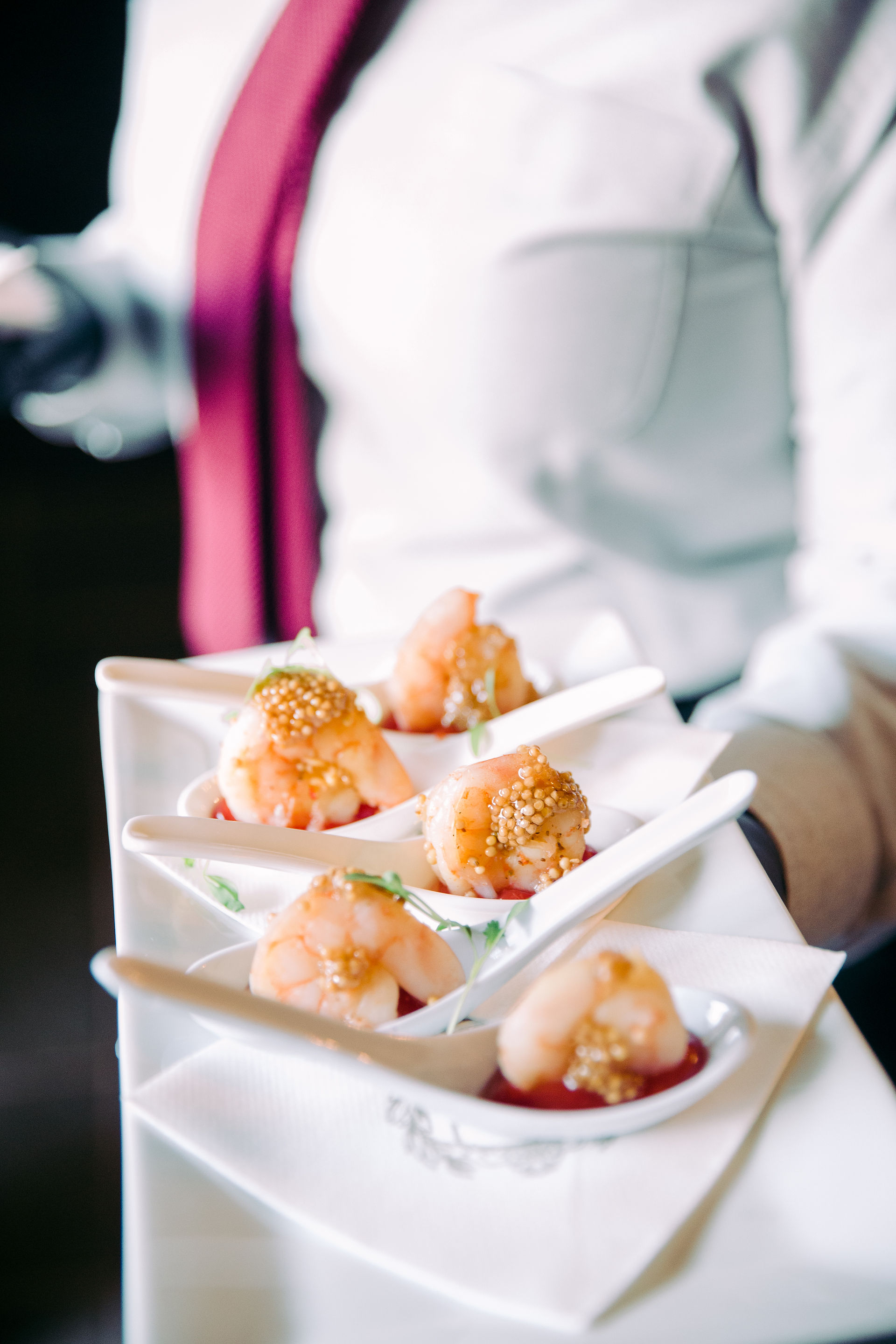 Wedding food at Dover Hall 