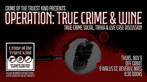 Crime of the Truest Kind LIVE! True crime event on November 9