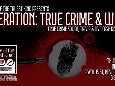 Crime of the Truest Kind LIVE! True crime event on November 9