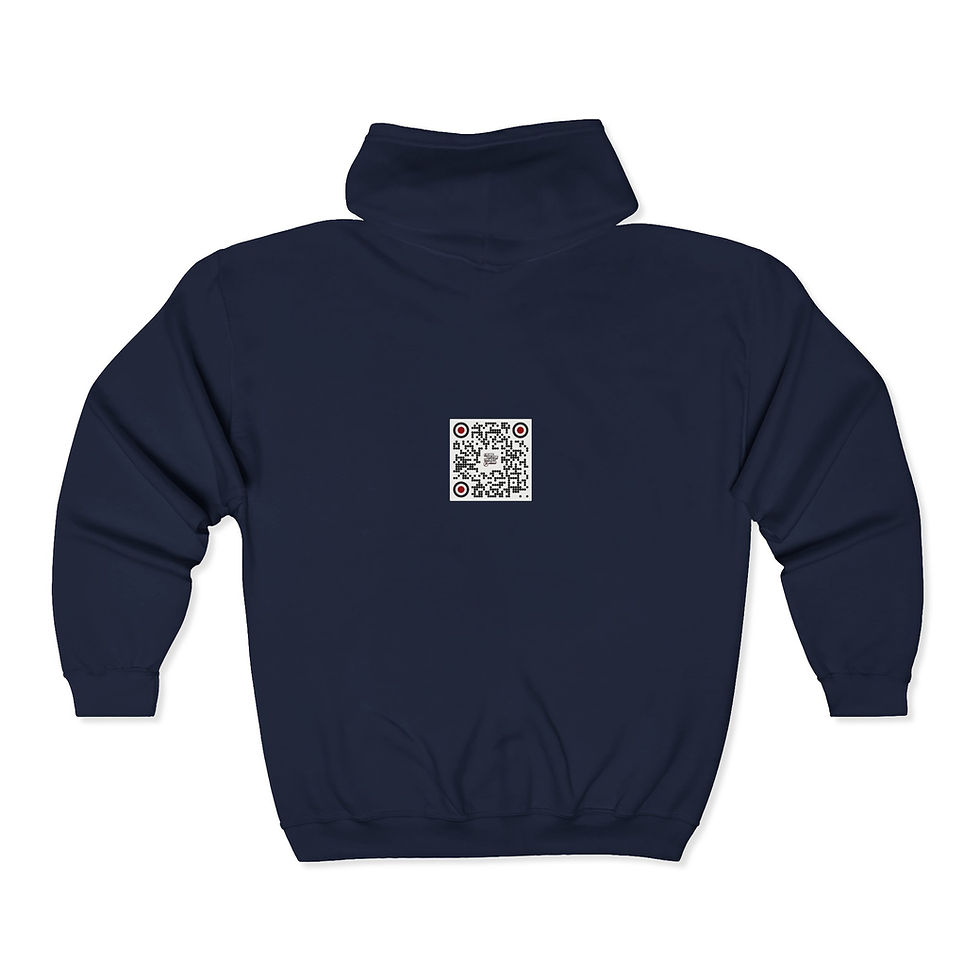 Thumbnail: Crime of the Truest Kind Zip‑Up Hoodie  Retro True Crime Podcast Sweatshirt