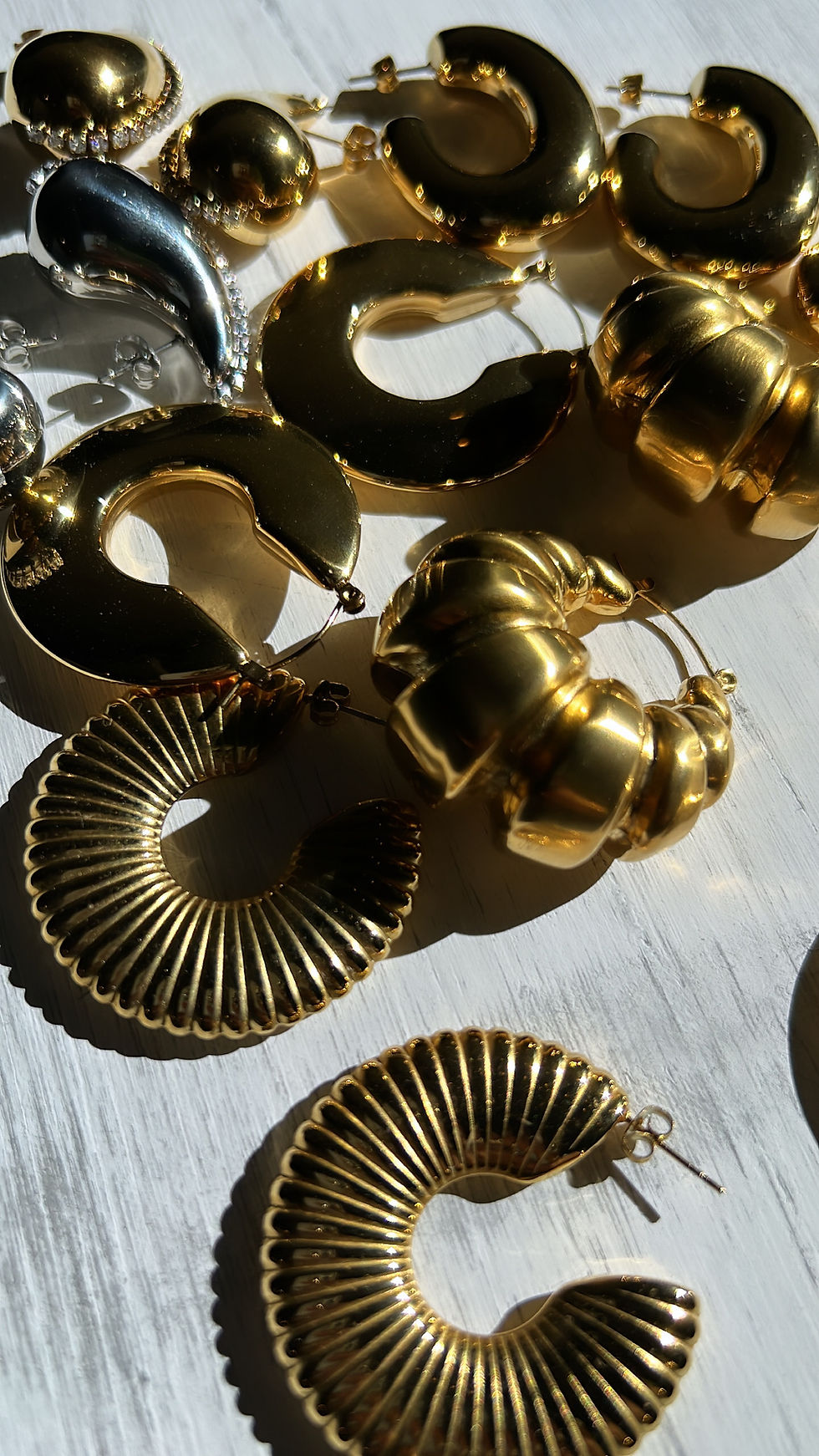 Thumbnail: Big Ripple Earrings 
