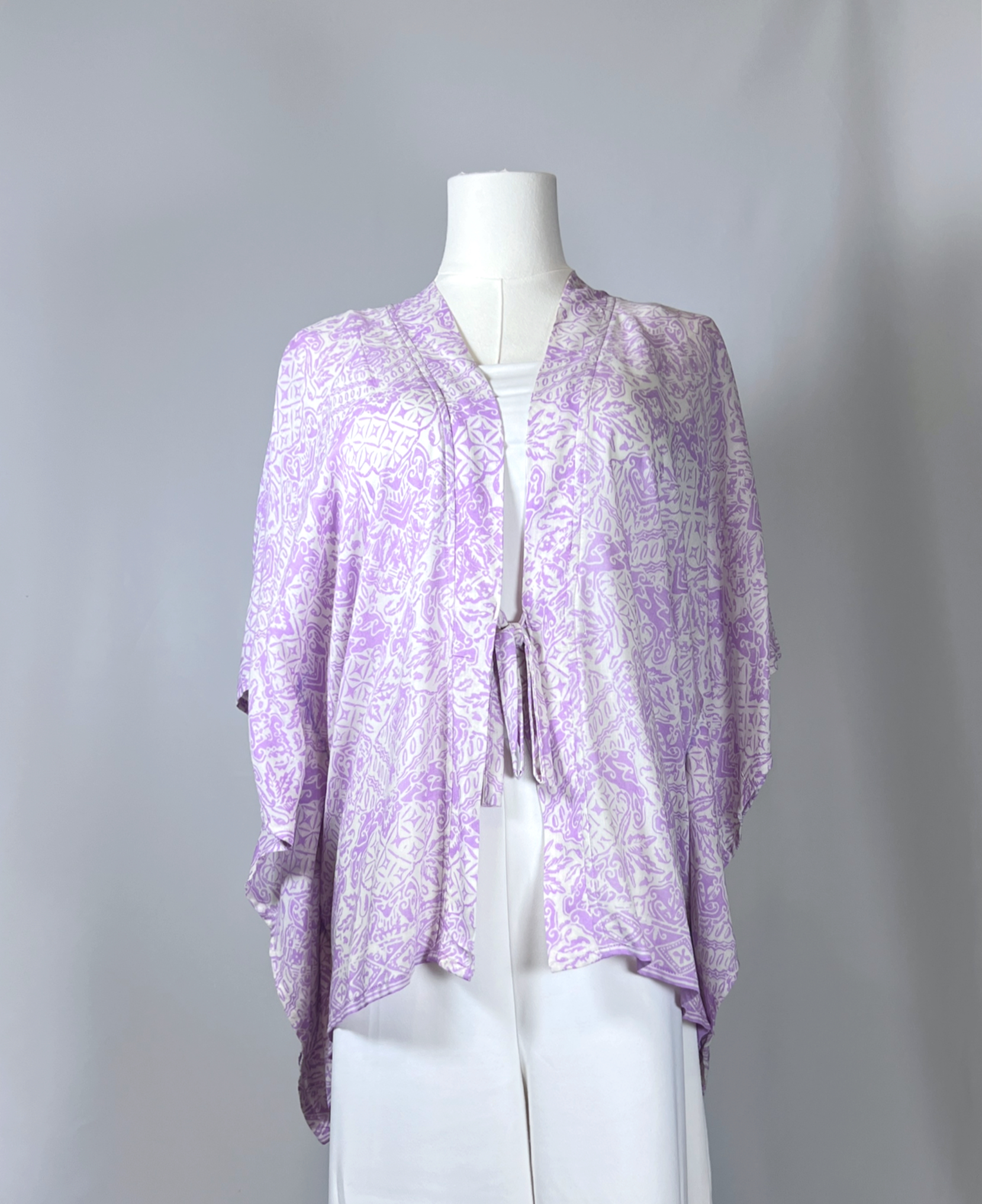 Ungu Kimono tie