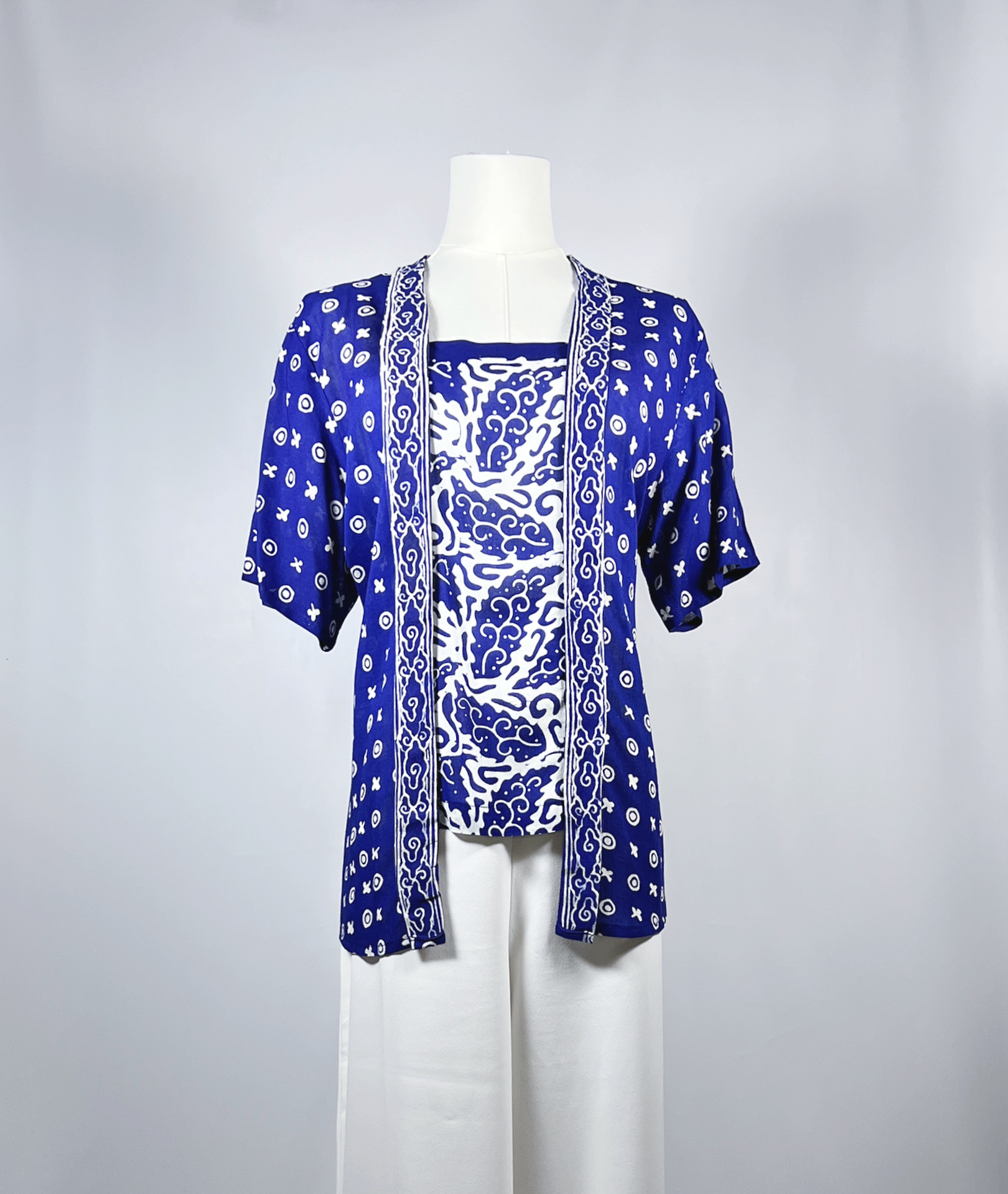 TTT Blue Short Kebaya