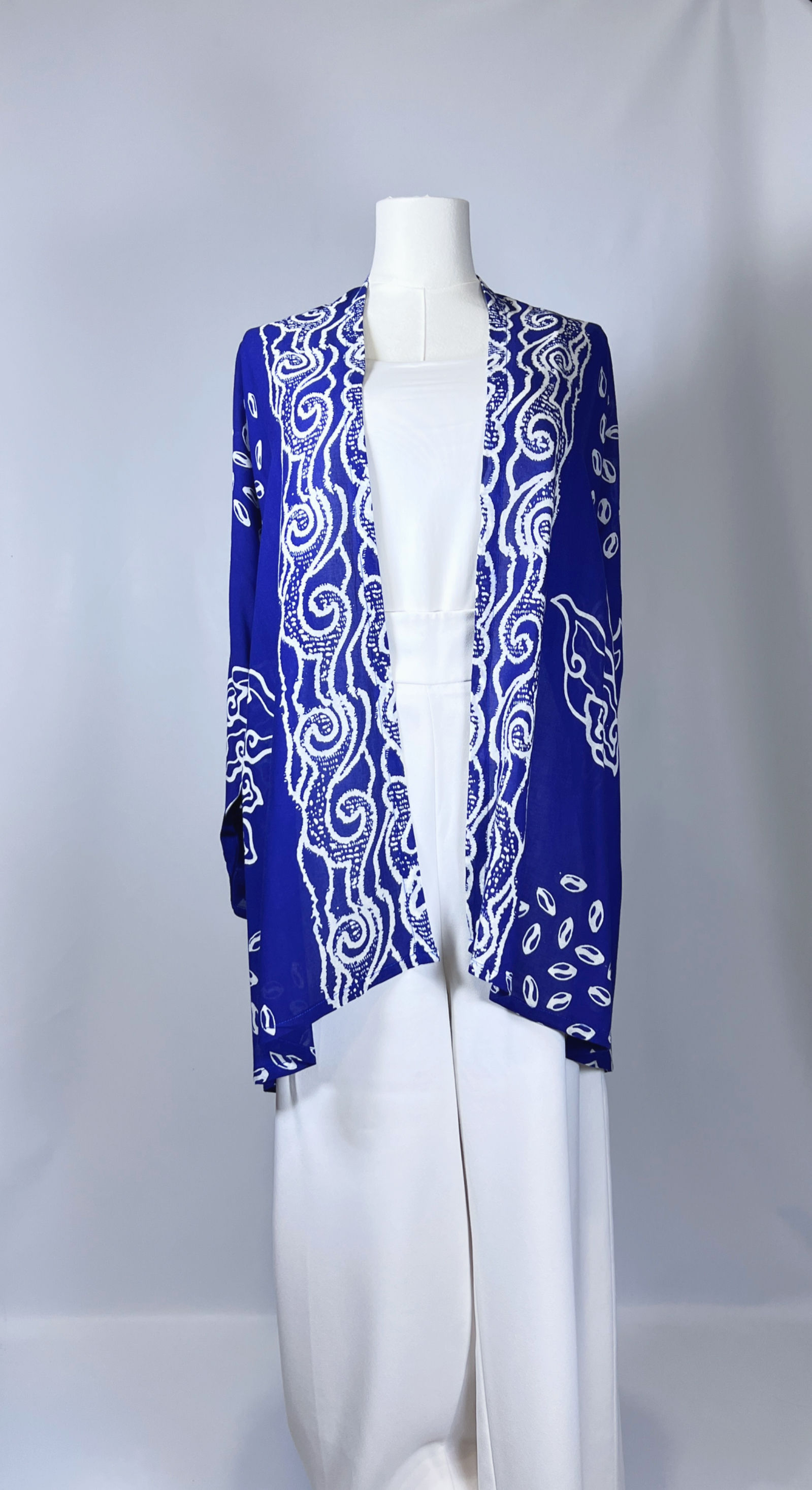 Alam Biru relaxed fit cardigan