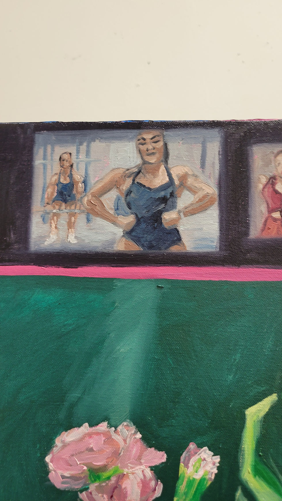 Thumbnail: Pink: Flowers, Art, Muscle Mommies