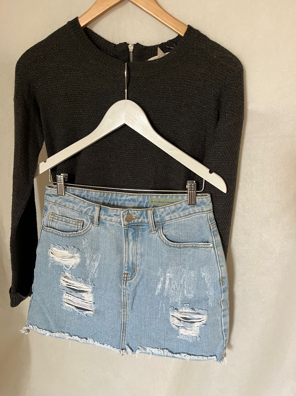 תמונה ממוזערת: חצאית ג׳ינס מידה 38