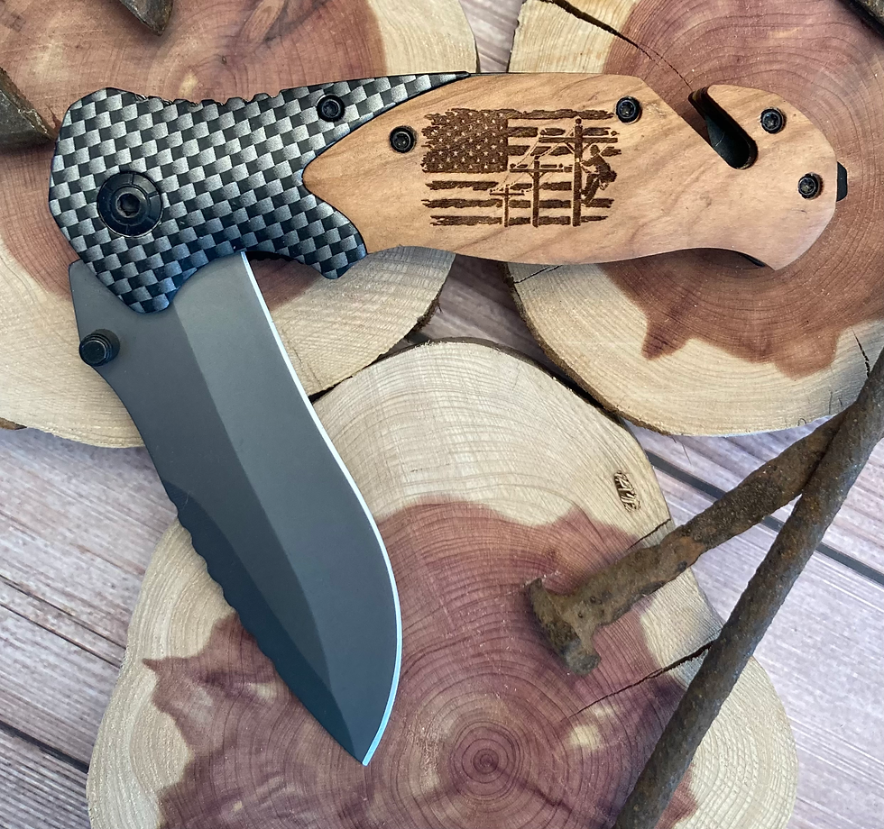 Lineman with Flag #2 Knife