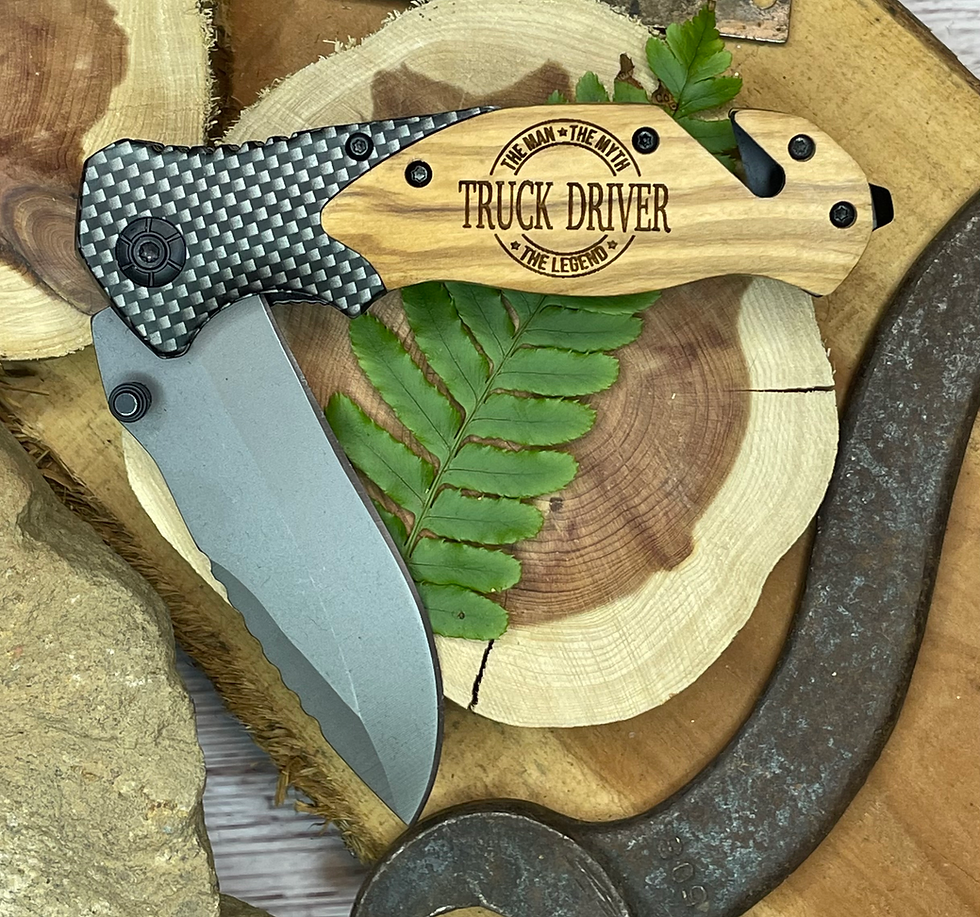 Truck Driver, Man Myth Legend Knife