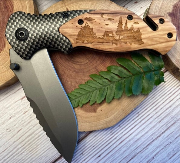 Camping at Night (Tent) Knife