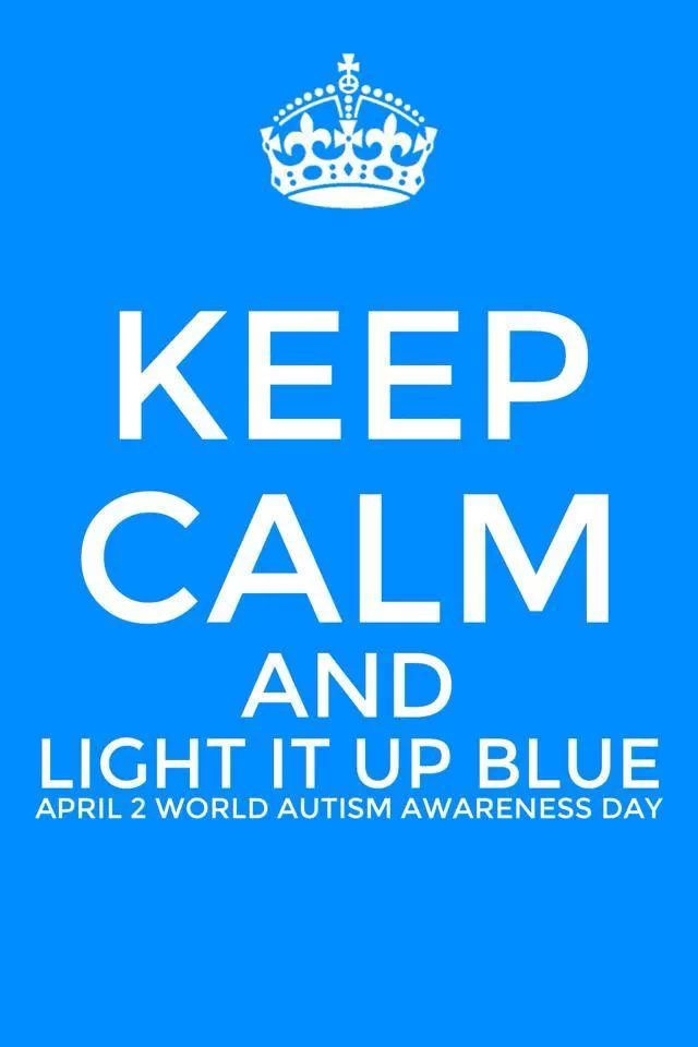 Keep Calm & Light It Up Blue w/ France Makabu