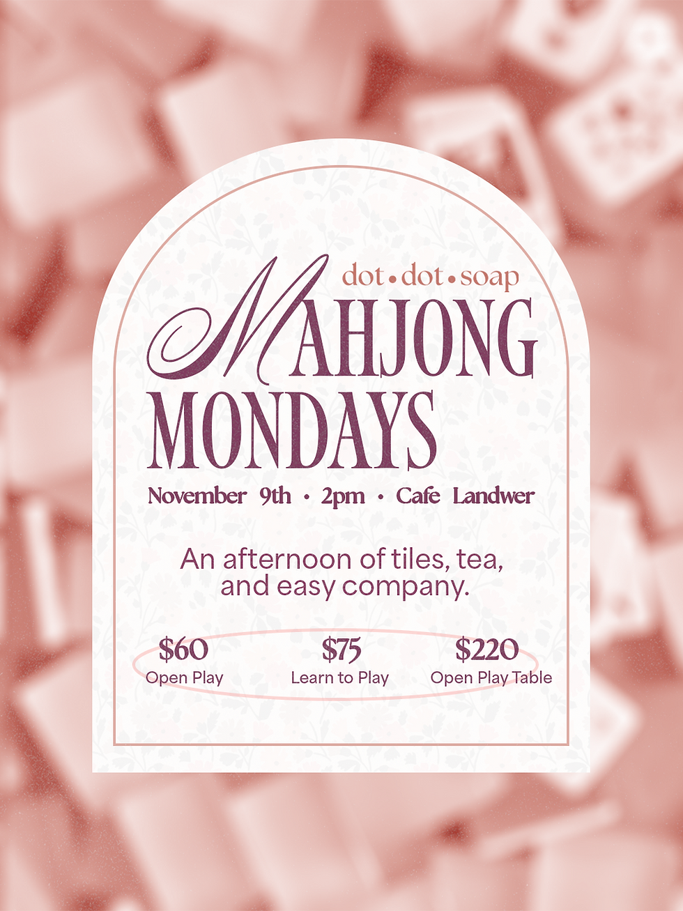 Mahjong Mondays Boca Raton