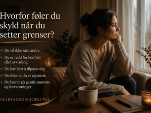 Hvorfor føler du skyld når du setter grenser?