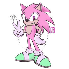 Sonic The Hedgehog Cute Pastel Tattoo