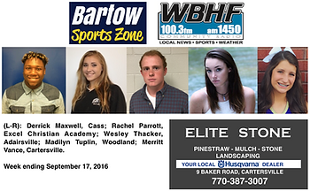Elite Athlete of the Week, WBHF / Bartow Sports Zone